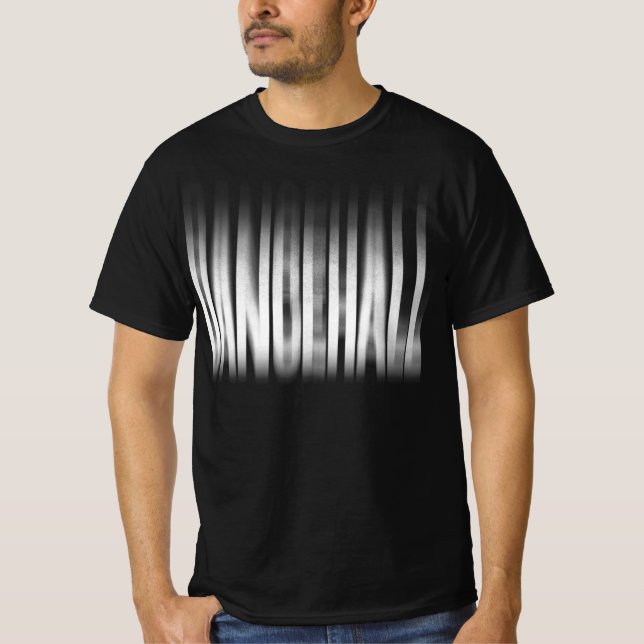 Camiseta Dancehall Blurred Effect Typoographic Reggae (Frente)