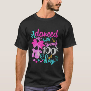 Camiseta Dancei Por 100 Dias, Balés Dançarinas