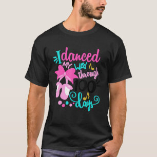 Camiseta Dancei Por 100 Dias De Dança Escolar