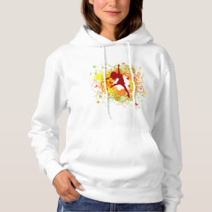 Camiseta Dancer Silhouette Womens Hoodie