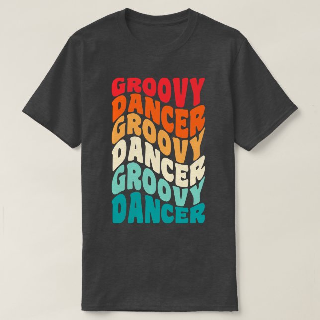 Camiseta Dancer Vintage Retro 60s 70s 80s Vibes (Frente do Design)