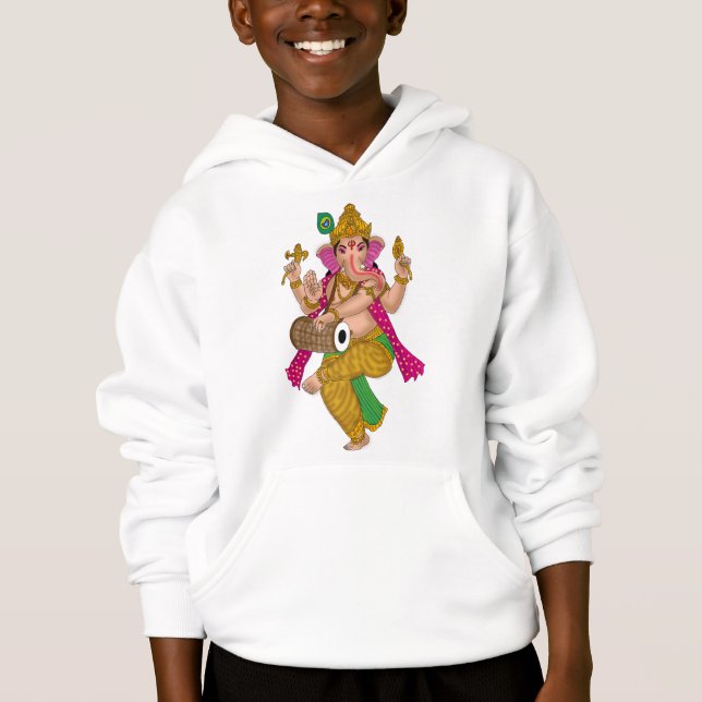 Camiseta Dancing Ganesha Hoodie (Frente)