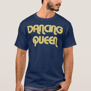 Camiseta DANCING QUEEN Vintage Grande Impressão 1970s