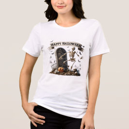 Camiseta Dancing Skeleton Halloween Design