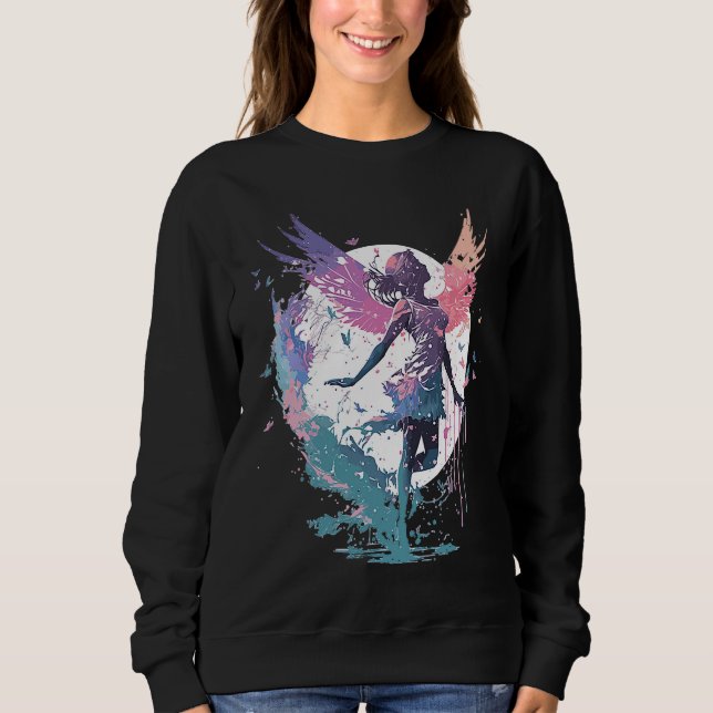 Camiseta Dancing Watercolor Fairy Girls Dancer Ballet Butte (Frente)
