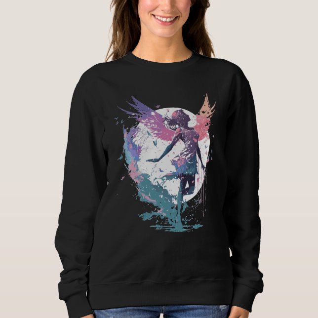 Camiseta Dancing Watercolor Fairy Girls Dancer Ballet Butte (Frente)