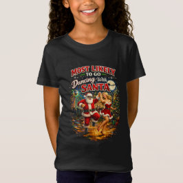 Camiseta Dancing with Santa