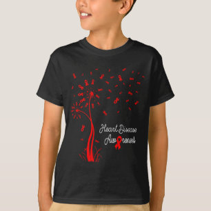Camiseta Dandelion & Fitas Vermelhas Voando Doença Card