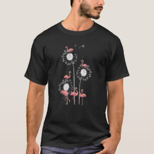 Camiseta Dandelion Flamin de aves exóticas de Amante de os 