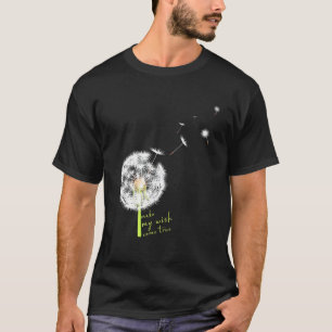 Camiseta Dandelion Flor Impressão Lucky Charme Faz Meu Des