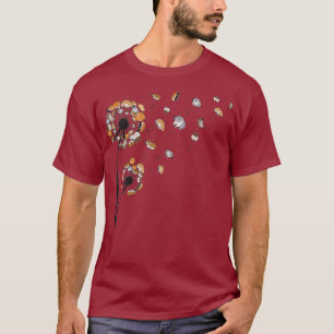 Camiseta Dandelion Hamster Flower Shirt Cute Tree Gift