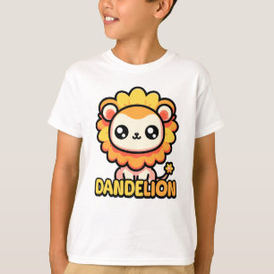 Camiseta Dandelion! Leão de Dandelion Cujo Lion Pun