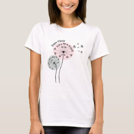 Camiseta Dandelions Arte de Linha