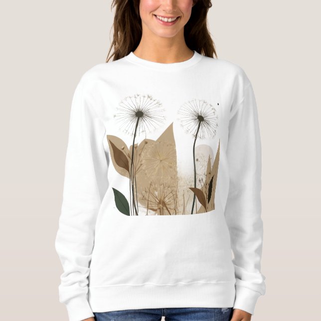 Camiseta dandelions matisse style (Frente)