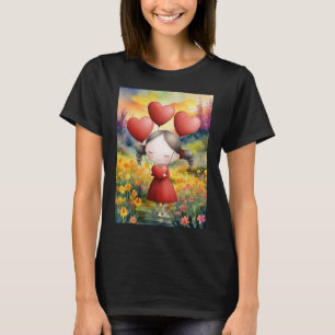 CAMISETA DANDO TODO O AMOR NO SEU CORAÇÃO