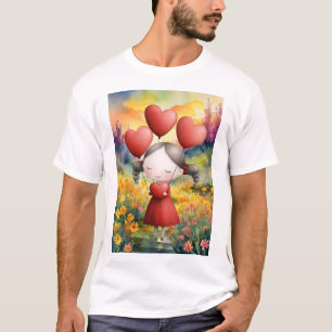 CAMISETA DANDO TODO O AMOR NO SEU CORAÇÃO