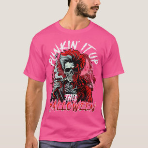 Camiseta Dando Um Punk Rock Nesta Festa De Halloween