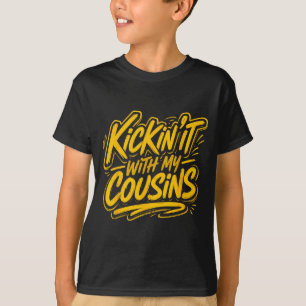 Camiseta Dando um Tapa Com Meus Primos Roupas De Família En