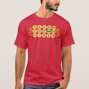 Camiseta Dando VIBRAÇÕES DE JACKPOT com Dragon slots Link g