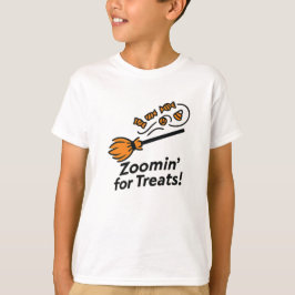 Camiseta Dando zoom em guloseimas Laranja divertido design