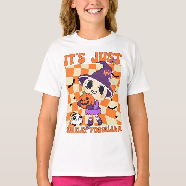 Camiseta Dandy's World Halloween Shelly (Frente)