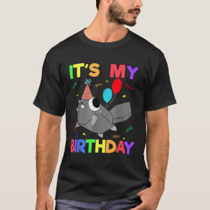 Camiseta Dandys World Pebble Birthday Decoração Para Crianç