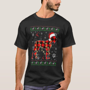 Camiseta Dane Dog Xmas Santa Hat Vergonha