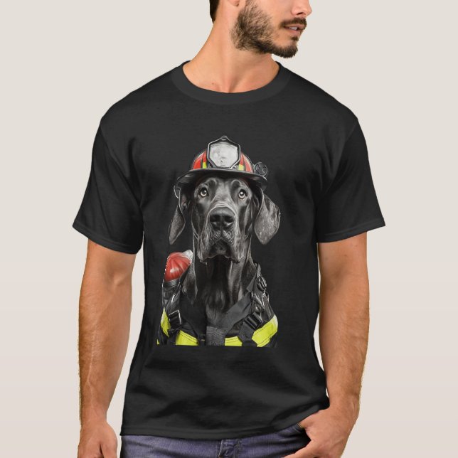 Camiseta Dane Grande Bombeiro (Frente)