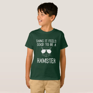 Camiseta Dang, sente bom ser um hamster