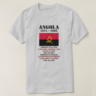 Camiseta Danger Landmines, Angola