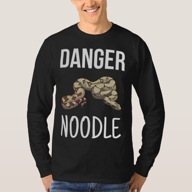 Camiseta Danger Noodle  Herpetologist Ophidian Snake (Frente)