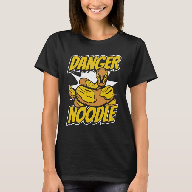 Camiseta Danger Noodle Snake Owner Snake  Banana Ball Pytho (Frente)