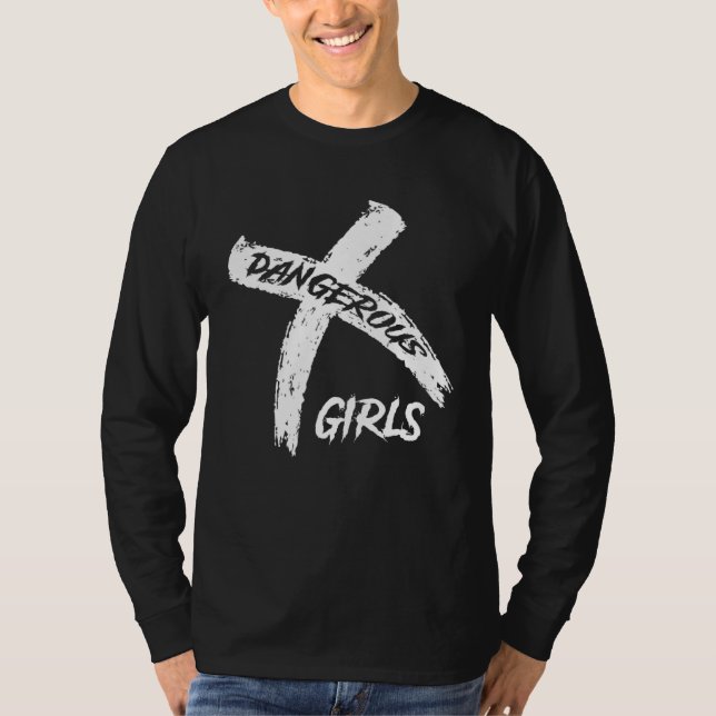 Camiseta Dangerous Girls Friends forever Best friend friend (Frente)