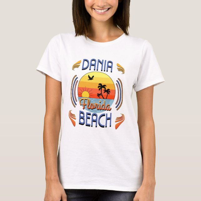 Camiseta Dania Beach, Flórida (Frente)