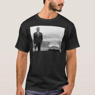 Camiseta Daniel Craig, Preto e Branco, Clássico de Arte Vin