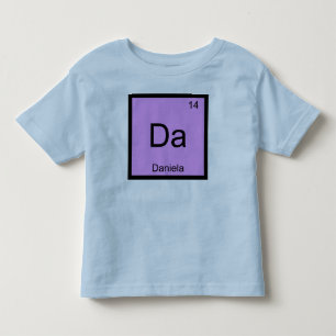 Camiseta Daniela Nome Química Elemento Tabela Periódica
