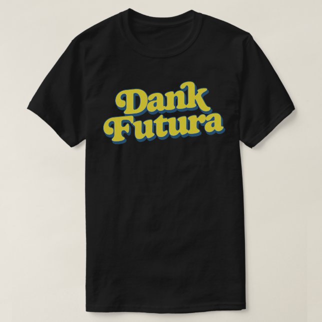 Camiseta Dank Futura Retro Typografia (Frente do Design)