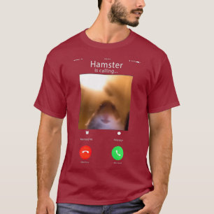 Camiseta dank meme hamster encarando o hamster da câmera fr