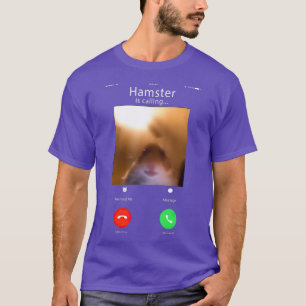 Camiseta dank meme hamster encarando o hamster da câmera fr