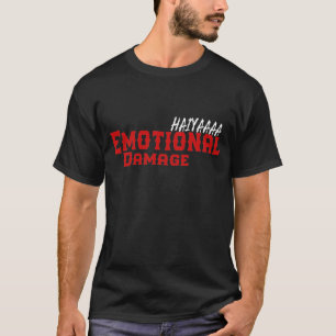 Camiseta dano emocional engraçado meme dano emocional lega
