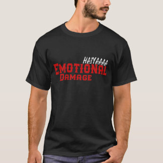 Camiseta dano emocional engraçado meme dano emocional legal