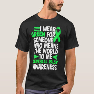 Camiseta Danos cerebrais Sensibilização para a consciência