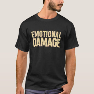 Camiseta Danos Emocionais Engraçados - Presente