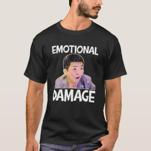 Camiseta Danos Emocionais Meme Cute Engraçado Quote Present