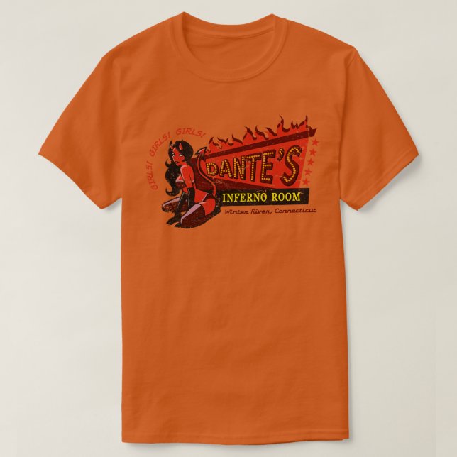 Camiseta Dantes Inferno Room (Frente do Design)