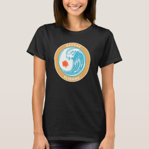 Camiseta Daphne Alabama Al Praia Onda Oceânica Lembrança de