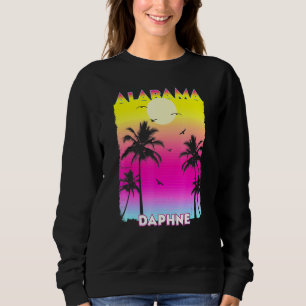 Camiseta Daphne Alabama Al Summer Vintage Sunset