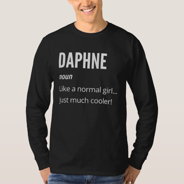 Camiseta Daphne  Noun Like a Normal One Just Much Cooler (Frente)