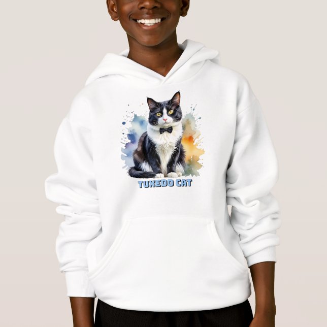 Camiseta Dapper Tuxedo Cat (Frente)