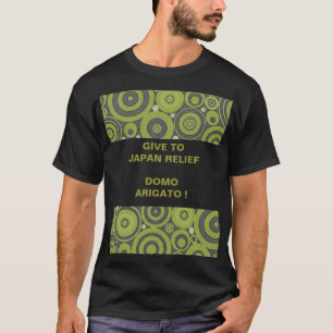 CAMISETA DAR ÀS ONDAS SÍSMICAS DE ALIVIO DO JAPÃO